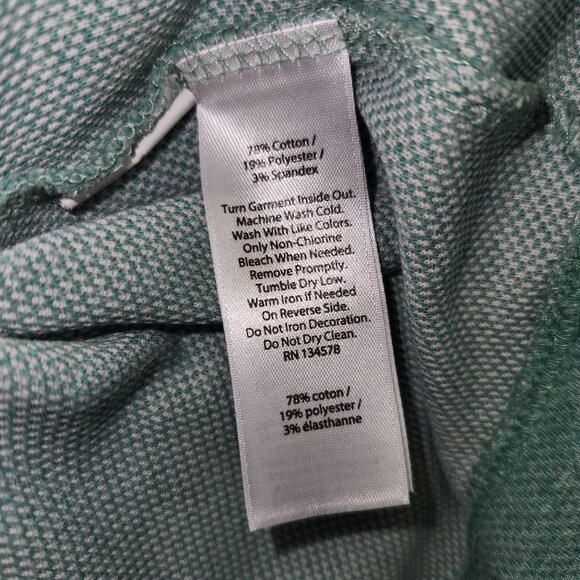 Vineyard Vines Mens Green Performance 1/4 Zip Pullover Sweatshirt S 2555 - Picture 5 of 9